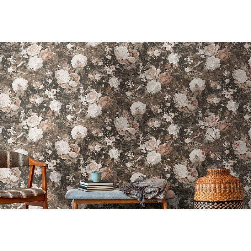 Tapete Braun, Grau, Silber, Schwarz, Anthrazit AS-Creation Vliestapete (1041974)