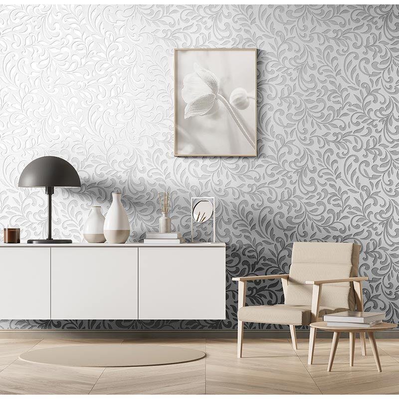 Tapete Beige, Creme, Grau, Silber Novamur Vliestapete (1041942)