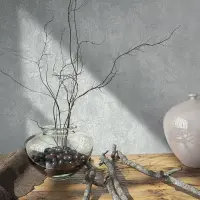 Tapete Grau, Silber Novamur Vliestapete (1041934)