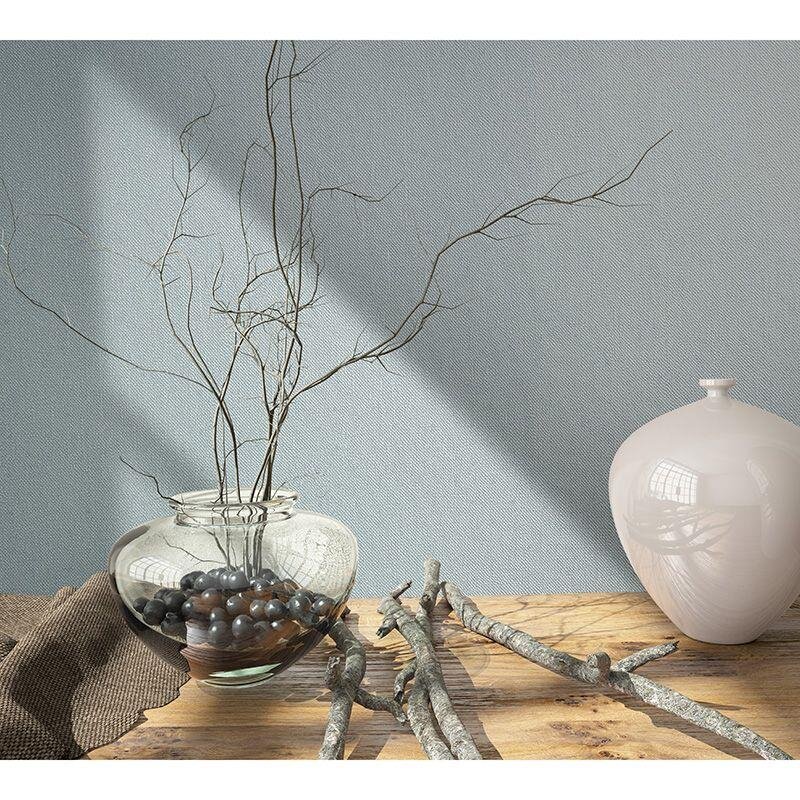 Tapete Blau, Pastellfarben Novamur Vliestapete (1041920)