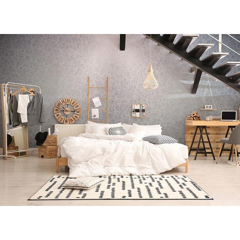 Tapete Blau, Lila, Flieder, Pastellfarben Novamur Vliestapete (1041916)