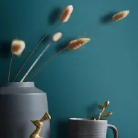 Tapete Blau, Gr&uuml;n, Petrol Novamur Vliestapete (1041909)