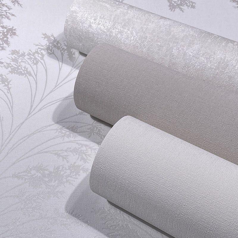 Tapete Grau, Silber, Weiß Novamur Vliestapete (1041901)