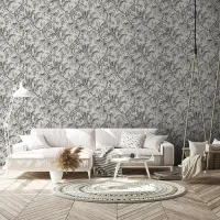 Tapete Greige, Schwarz-Wei&szlig; Novamur Vliestapete...