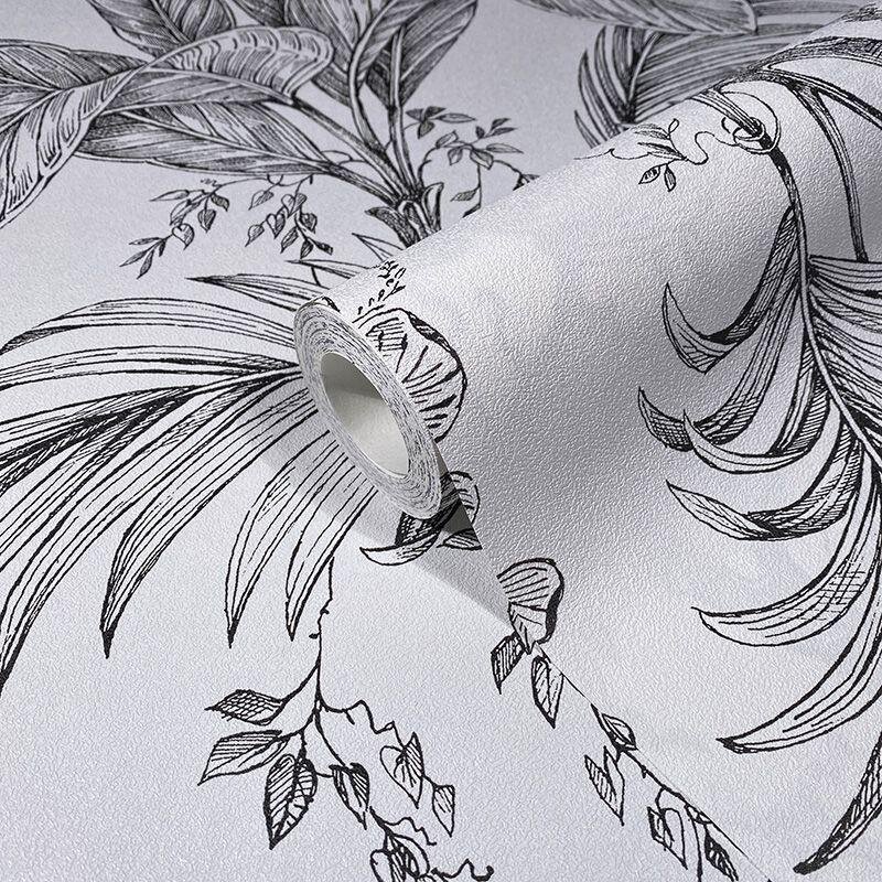 Digitaldruck-Tapete Schwarz-Weiß Novamur (1041892)