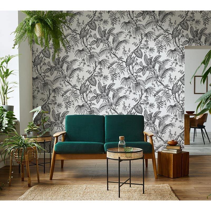 Digitaldruck-Tapete Schwarz-Weiß Novamur (1041892)