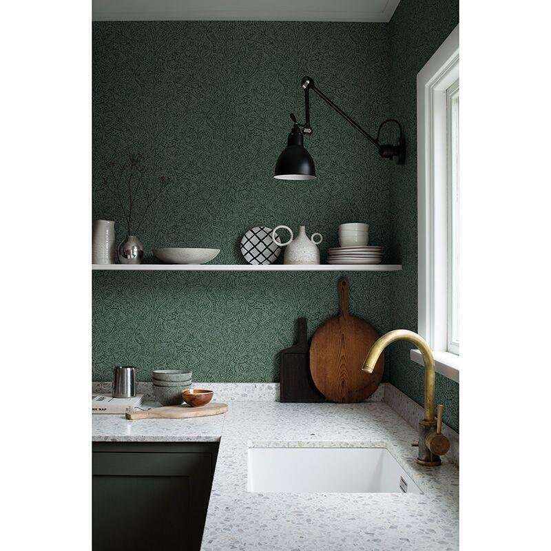 Tapete Grün Sandberg Vliestapete (1041869)