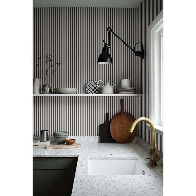 Tapete Schwarz-Weiß Sandberg Vliestapete (1041866)