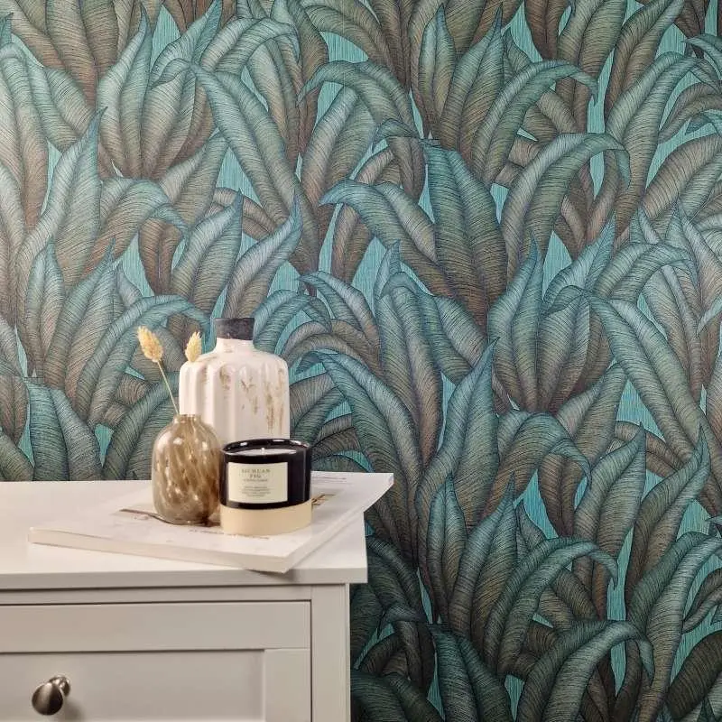 Tapete Grün, Petrol Guido Maria Kretschmer Vliestapete (1044371)