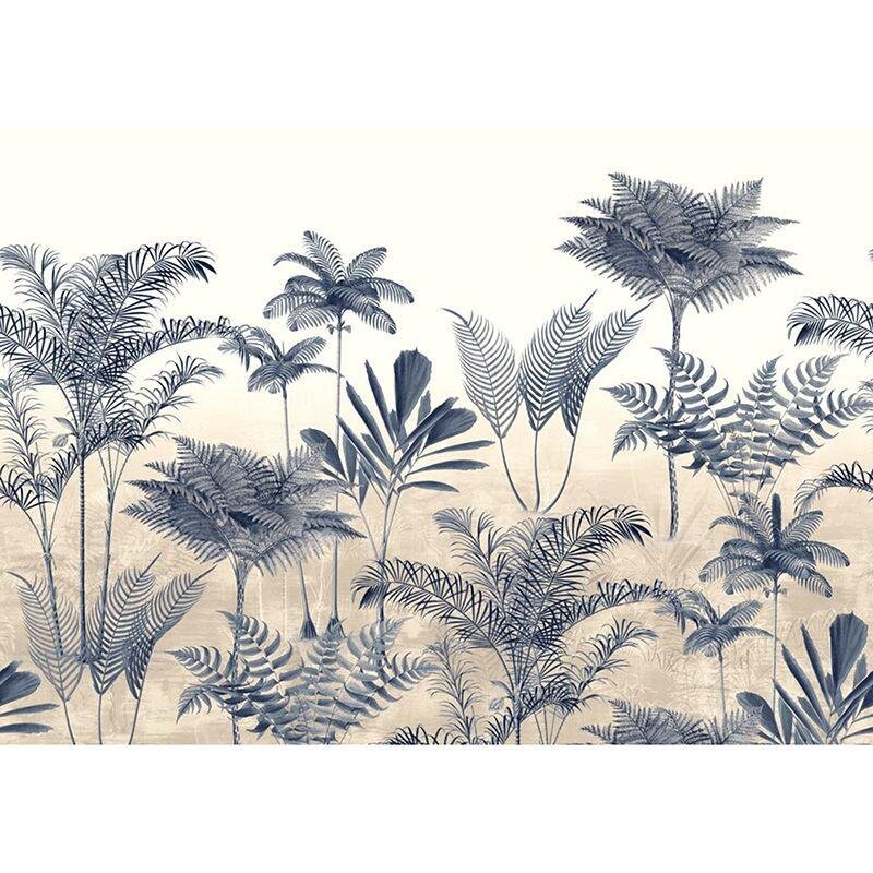 Digitaldruck-Tapete Blau, Grau, Silber Rasch (1041637)