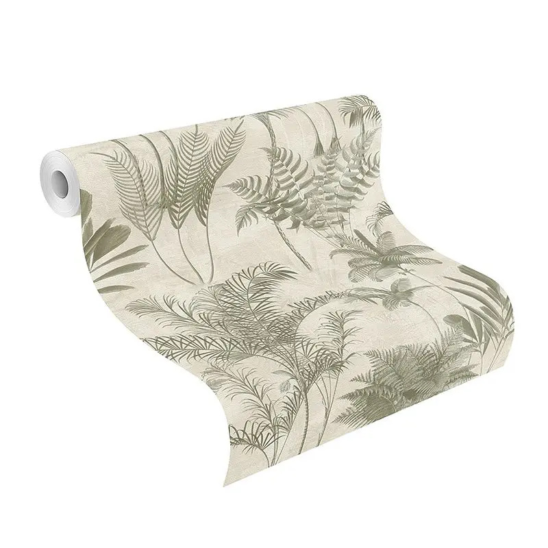 Tapete Greige, Grün Rasch Vliestapete (1041599)