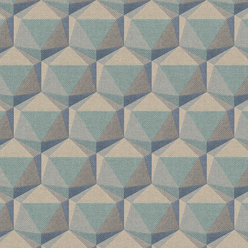 Tapete Beige, Creme, Blau, Braun, Grün Private Walls Vliestapete (1041591)