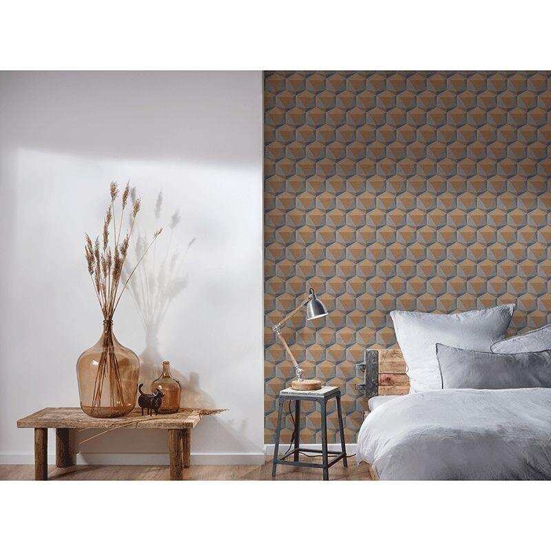 Tapete Blau, Braun Private Walls Vliestapete (1041590)