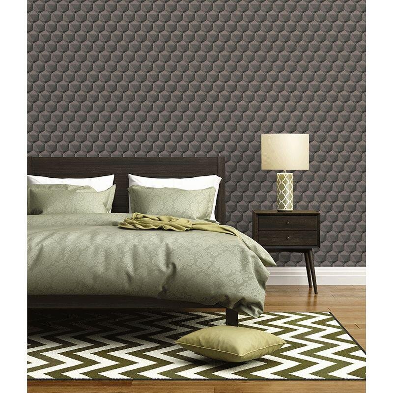 Tapete Braun, Grau, Silber, Schwarz, Anthrazit Private Walls Vliestapete (1041589)