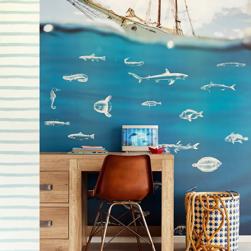 Tapete Grün, Pastellfarben, Weiß Eijffinger Vliestapete (1020853)