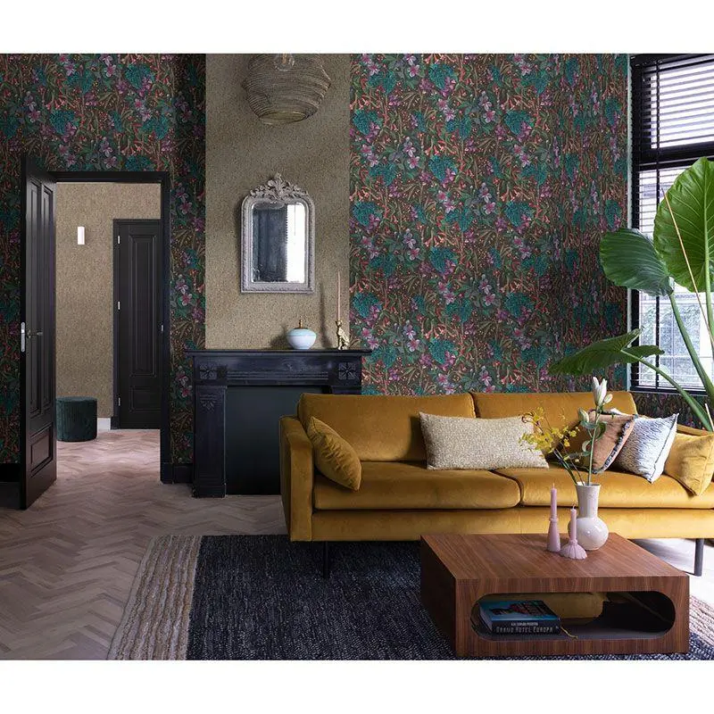 Tapete Braun, Gold, Kupfer Rasch Vliestapete (1041505)