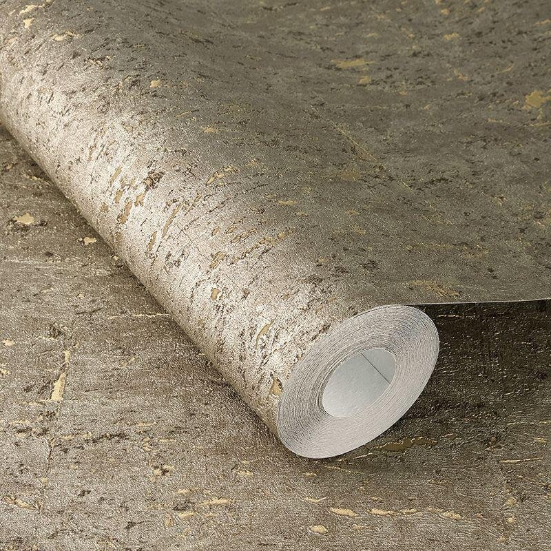 Tapete Braun, Gold, Kupfer Rasch Vliestapete (1041505)