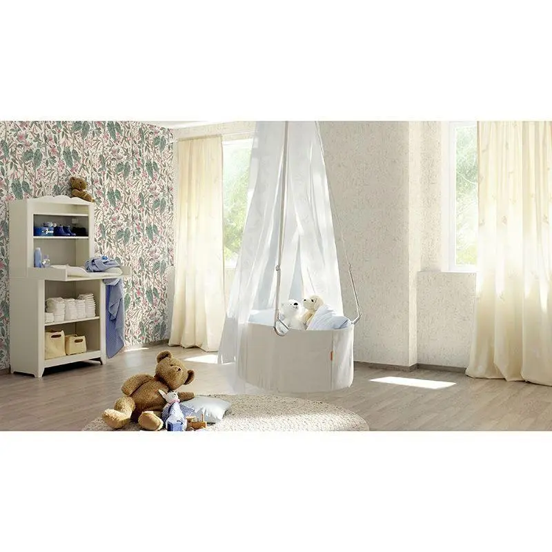 Tapete Braun, Grün, Rosa, Rose Rasch Vliestapete (1041498)