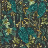 Tapete Blau, Gr&uuml;n, Petrol Rasch Vliestapete (1041501)