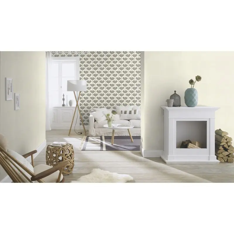 Tapete Grau, Silber Luigi Colani Vliestapete (1030270)