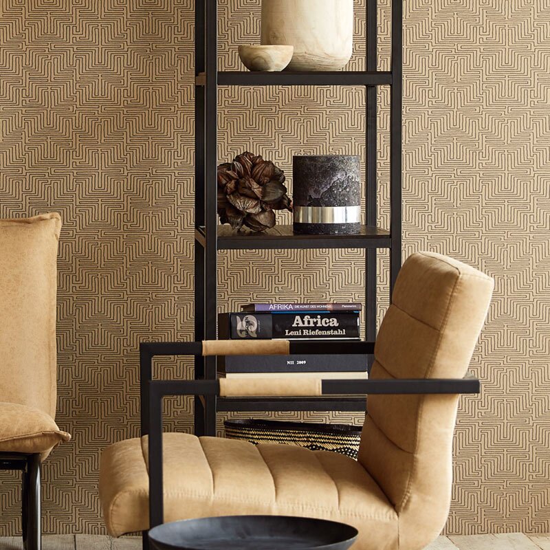 Tapete Schwarz, Anthrazit Eijffinger Vliestapete (1021498)