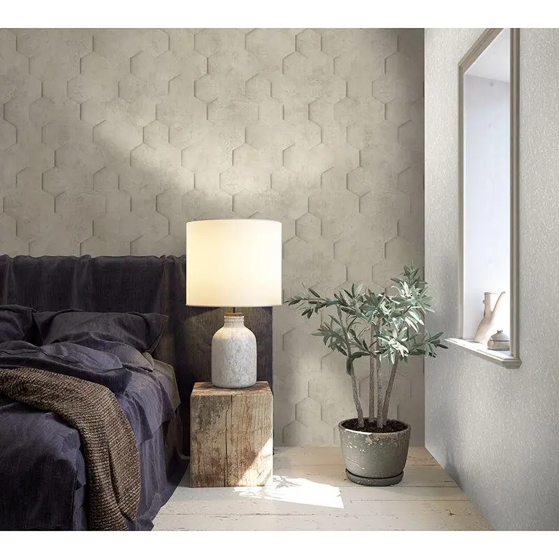 Tapete Grau, Silber, Weiß Marburg Vliestapete (1041396)