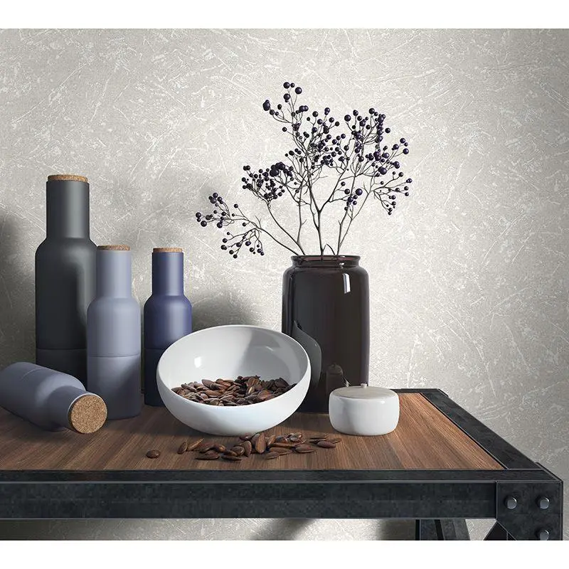 Tapete Grau, Silber, Weiß Marburg Vliestapete (1041396)