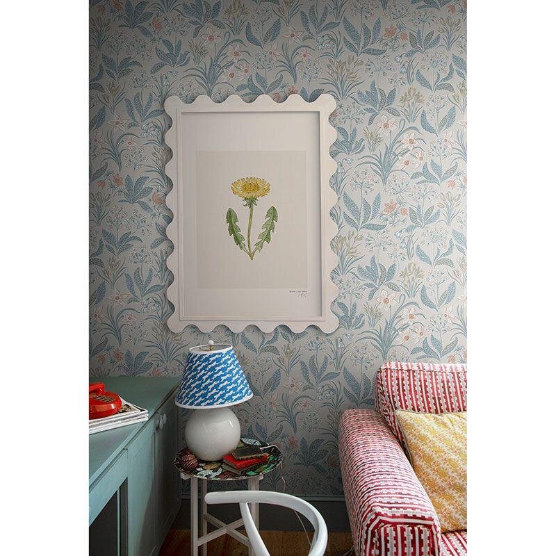 Tapete Blau, Grau, Silber Sandberg Vliestapete (1041384)