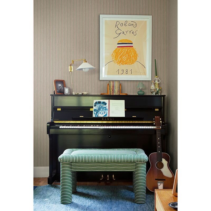 Tapete Grün, Rosa, Rose Sandberg Vliestapete (1041365)