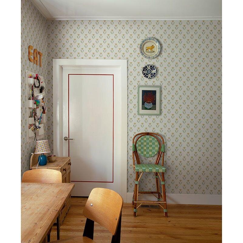 Tapete Beige, Creme, Grün Sandberg Vliestapete (1041362)