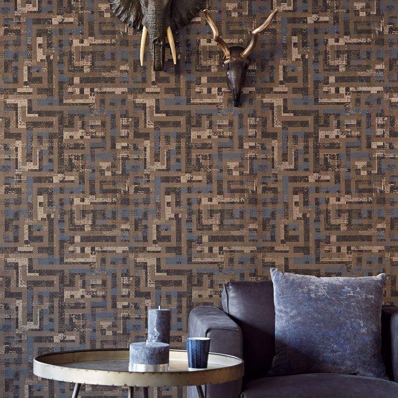 Tapete Schwarz, Anthrazit Eijffinger Vliestapete (1021467)