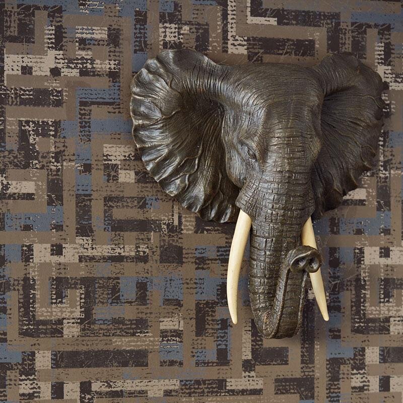 Tapete Schwarz, Anthrazit Eijffinger Vliestapete (1021467)