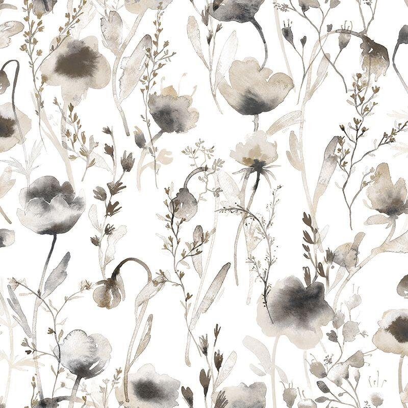 Tapete Braun, Grau, Silber, Schwarz, Anthrazit, Weiß Sandberg Vliestapete (1041328)