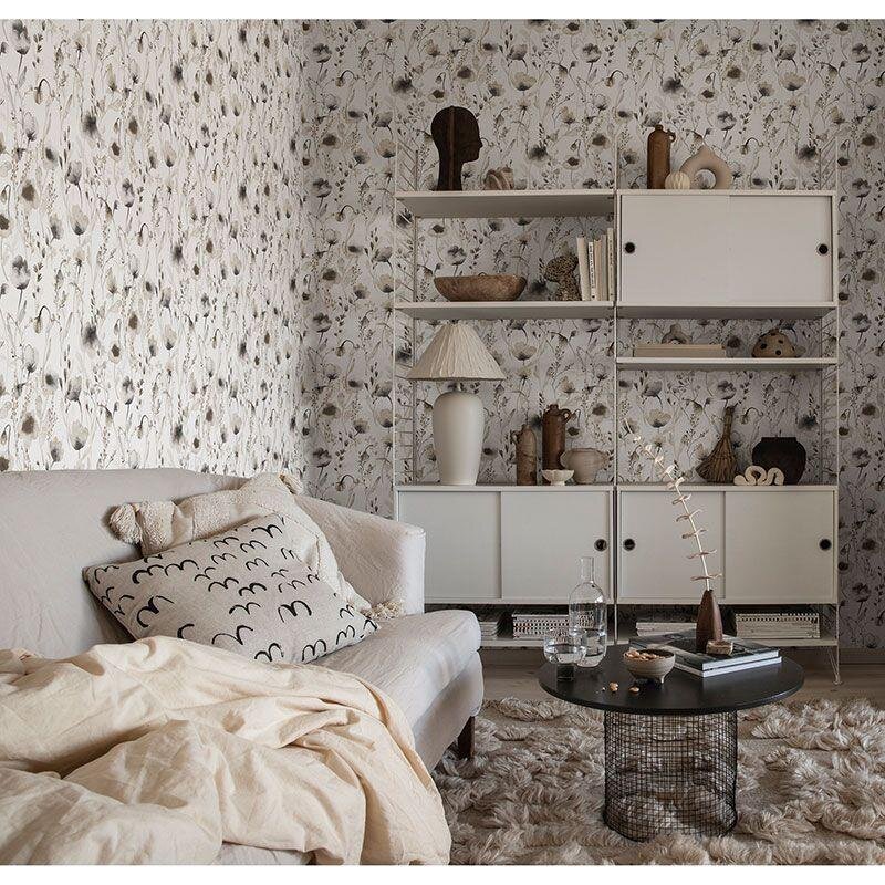 Tapete Braun, Grau, Silber, Schwarz, Anthrazit, Weiß Sandberg Vliestapete (1041328)