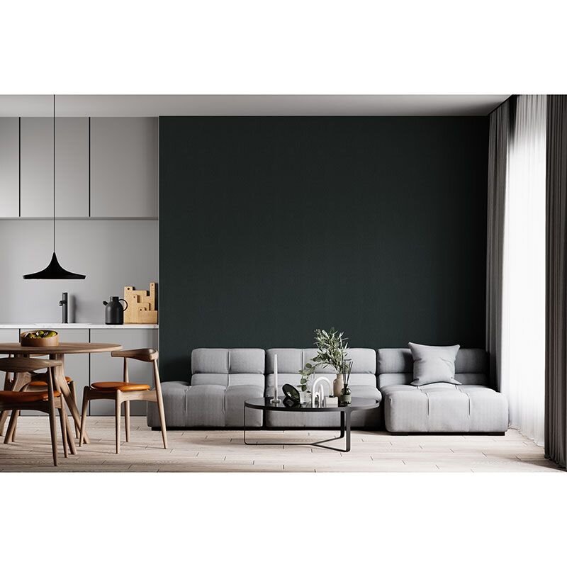 Tapete Schwarz, Anthrazit Novamur Vliestapete (1041318)