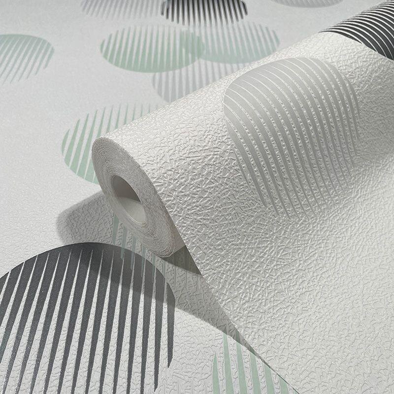 Tapete Grau, Silber, Grün, Weiß Novamur Vliestapete (1041310)