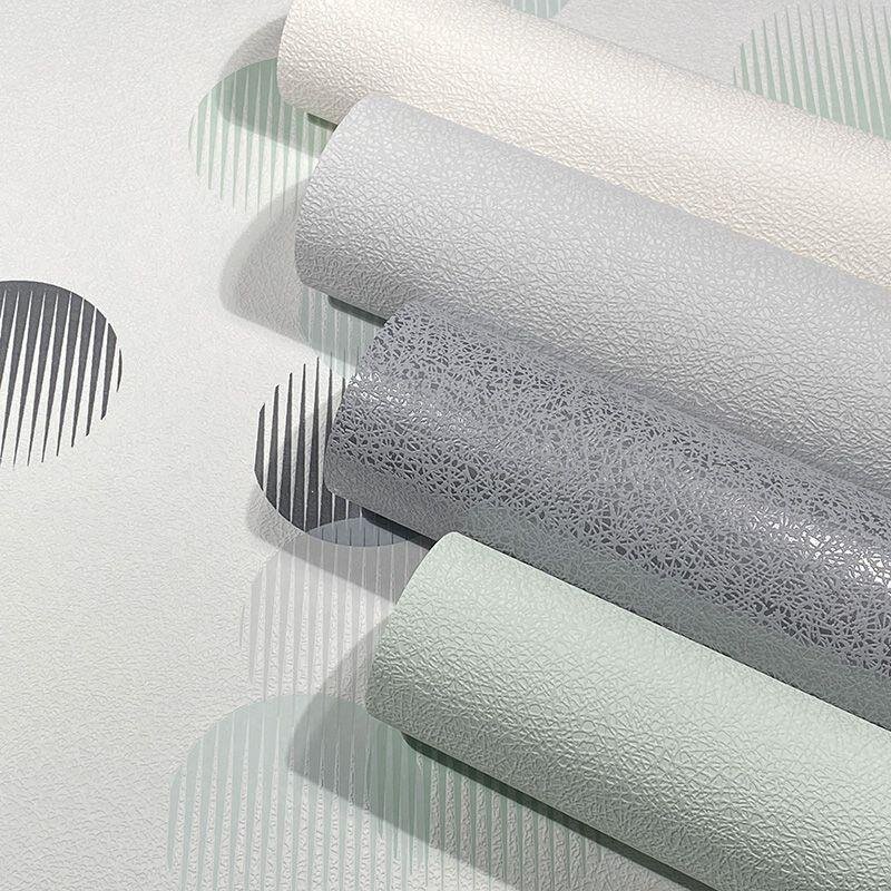 Tapete Grau, Silber, Grün, Weiß Novamur Vliestapete (1041310)