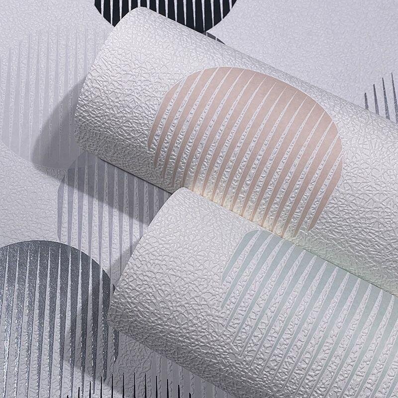 Tapete Grau, Silber, Grün, Weiß Novamur Vliestapete (1041310)