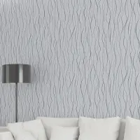 Tapete Grau, Silber Novamur Vliestapete (1041306)