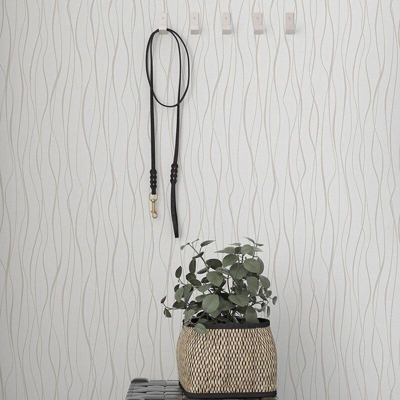 Tapete Beige, Creme, Weiß Novamur Vliestapete (1041305)