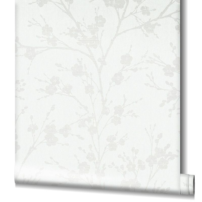 Tapete Beige, Creme, Weiß Novamur Vliestapete (1041299)