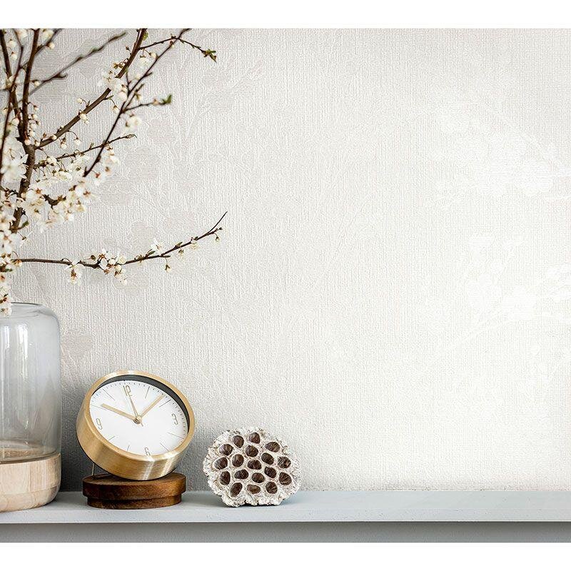 Tapete Beige, Creme, Weiß Novamur Vliestapete (1041299)