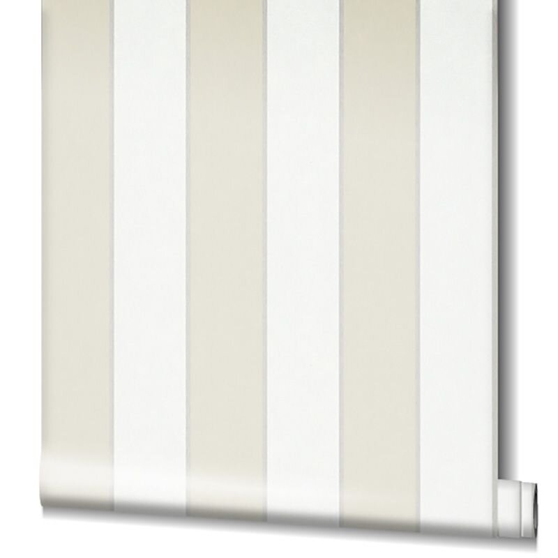 Tapete Greige, Weiß Novamur Vliestapete (1041290)