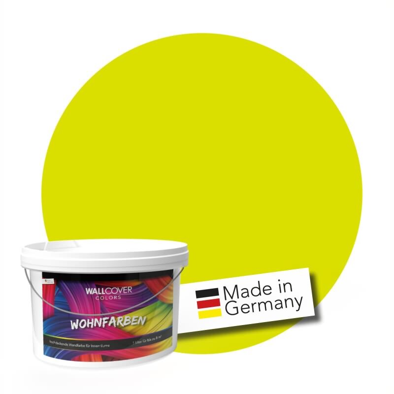 Wandfarbe NCS-S-0575-G70Y Limettengrün von Wallcover Colors