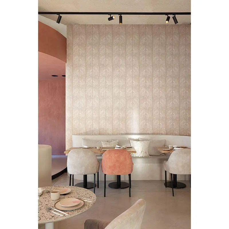 Tapete Greige MASUREEL Vliestapete (1041250)