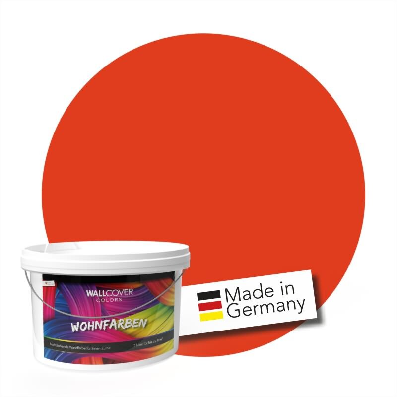 Wandfarbe NCS-S-1080-Y80R Glühender Sonnenuntergang von Wallcover Colors
