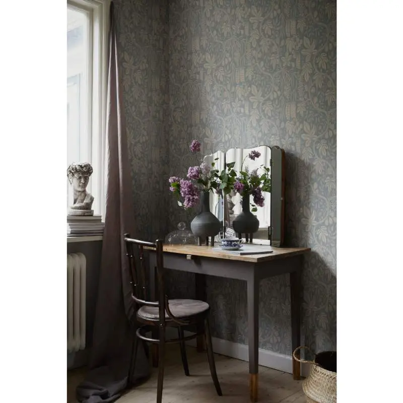 Tapete Greige, Blau Sandberg Vliestapete (1044307)