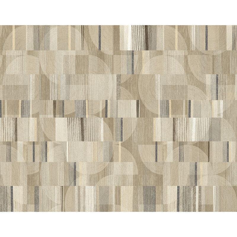 Digitaldruck-Tapete Braun, Grau, Silber Ariadne Rock Masureel (1041200)