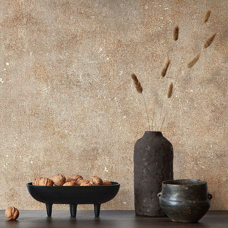 Tapete Gold, Kupfer Marburg Vliestapete (1041170)