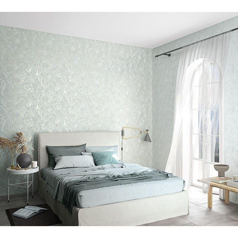 Tapete Grau, Silber, Grün Marburg Vliestapete (1041167)